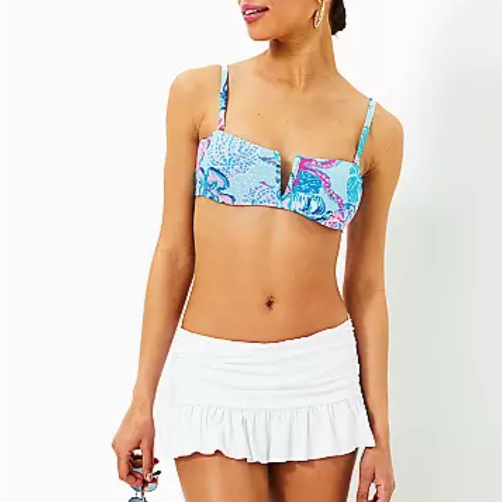 Lilly Pulitzer White Swim Skirt Size 12